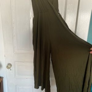 Carly Jean LA Olive Jumpsuit